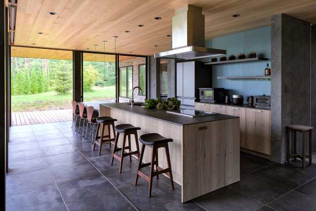 アイランドのオーダーキッチン4