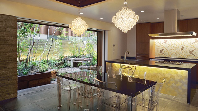 ペニンシュラのオーダーキッチン2