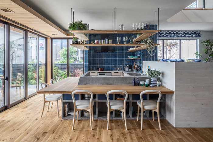 キッチンハウスのL型キッチン