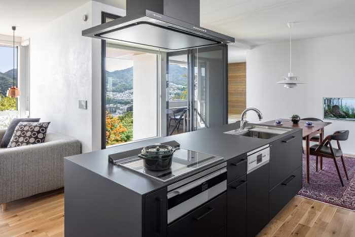 キッチンハウスのアイランド型キッチン