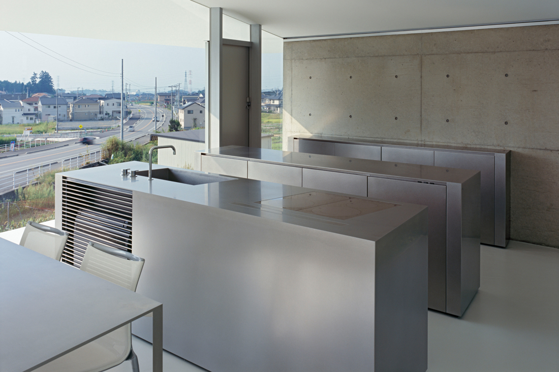 ステンレスのオーダーキッチン3