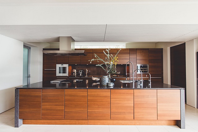 美しい木のオーダーキッチン3